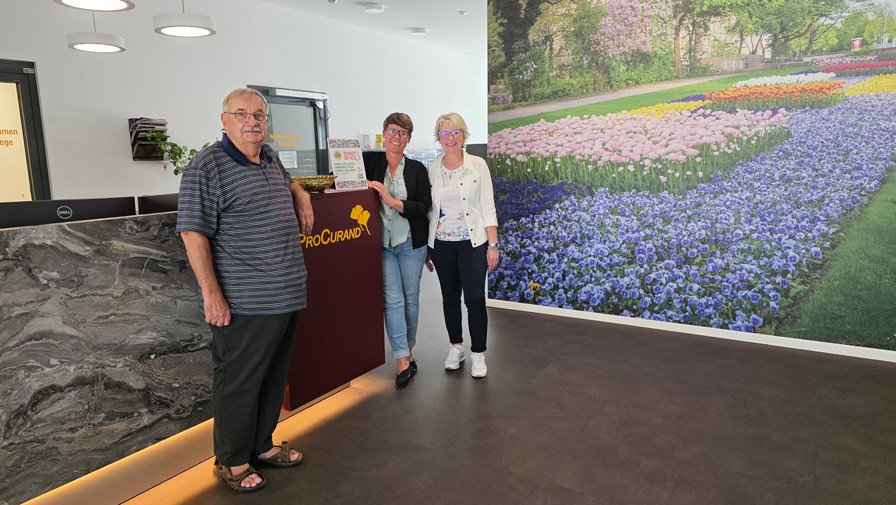 Im ProCurand Seniorenzentrum Am Hallorenring engagiert sich das Team für die Sammelaktion „Glückskorken“ zugunsten des Heinrich Pera Hospizes.