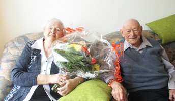 70.Hochzeitstag im ProCurand Seniorenwohnpark Nächst Neuendorf in Zossen