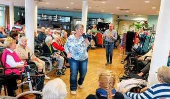 Modenschau in der Seniorenresidenz Havelpalais in Potsdam