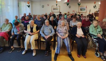 Im ProCurand Seniorenzentrum Am Herzogschloss herrschte große Vorfreude: Die Cafeteria füllte sich rasch, als die Theatergruppe Palatina zur Aufführung einlud.