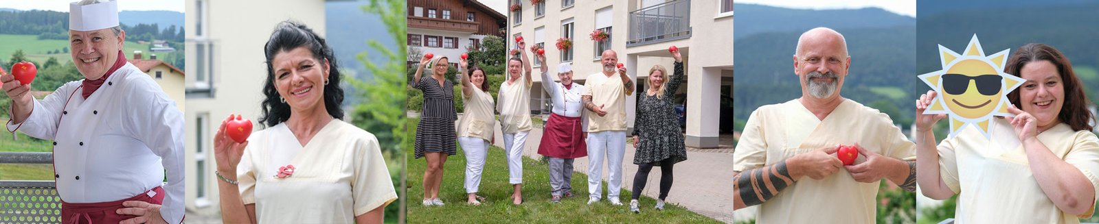 ProCurand Team des Pflegestiftes Pfarrer Lukas in Lam