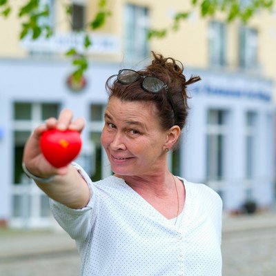 Anja, Rezeption in der Seniorenresidenz Am Schlosspark Dahme: