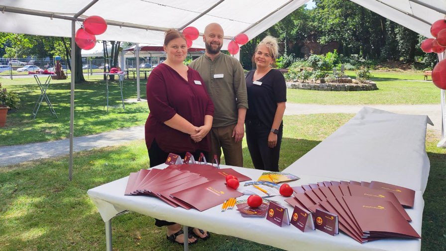 Das Leitungsteam der ProCurand Seniorenresidenz Am Krökentor nahm sich die Zeit für alle Interessent*innen am Tag der offenen Tür.