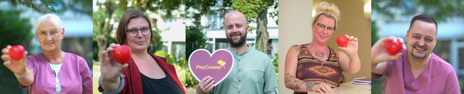 Seniorenresidenz Am Krökentor Magdeburg, Service-Wohnen, Collage Mitarbeiter