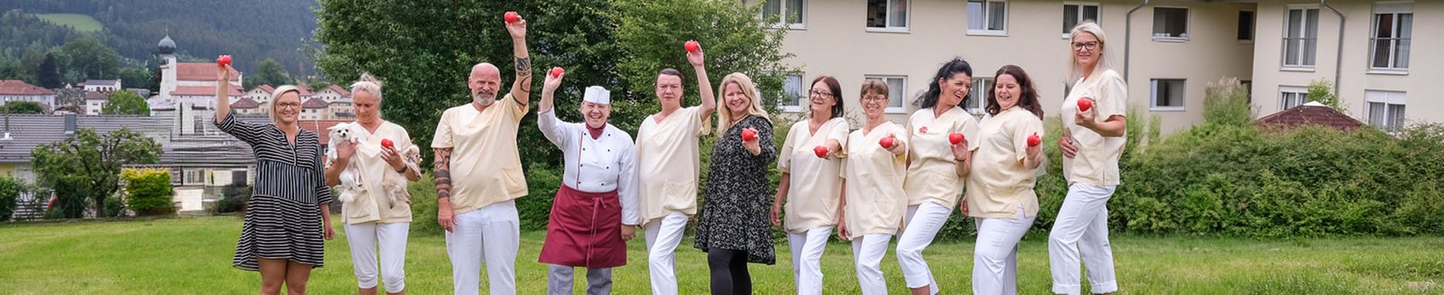 ProCurand Team des Pflegestiftes Pfarrer Lukas in Lam