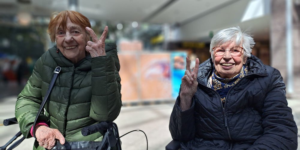 Die Bewohner*innen freuten sich über die Abwechslung