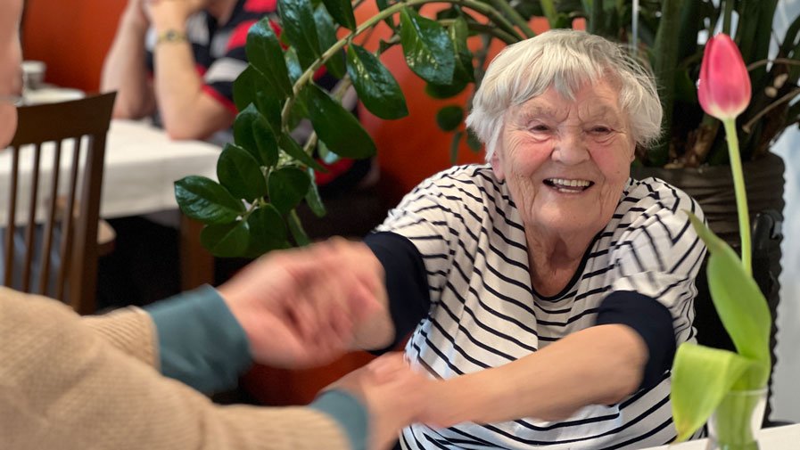 Die Bewohner*innen hatten viel Spaß