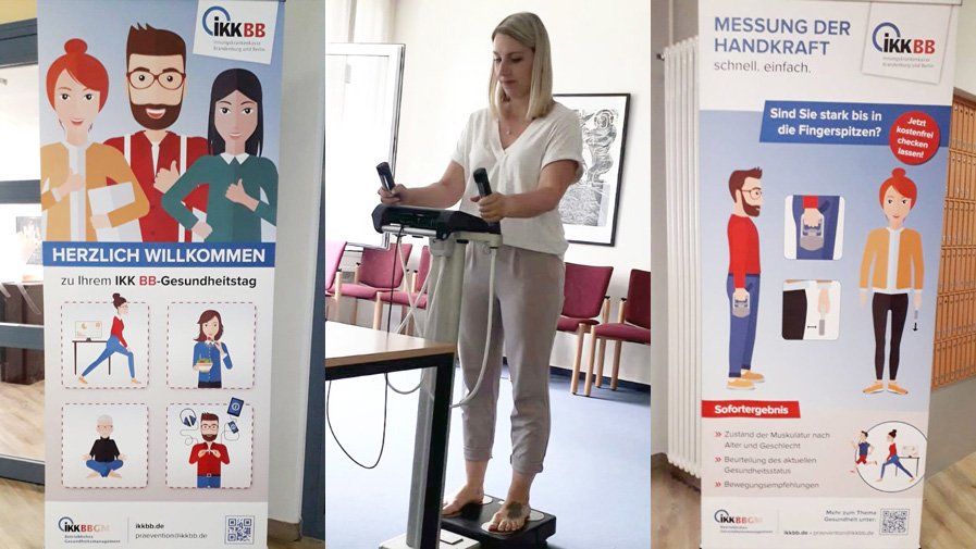 Gesundheitstag für Mitarbeiter*innen in der ProCurand Seniorenresidenz Am Schlosspark in Dahme/Mark