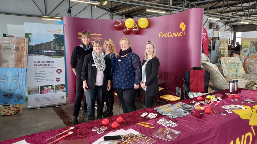 Das Leitungsteam von Dahme bei der Niederlausitzer Leistungsschau