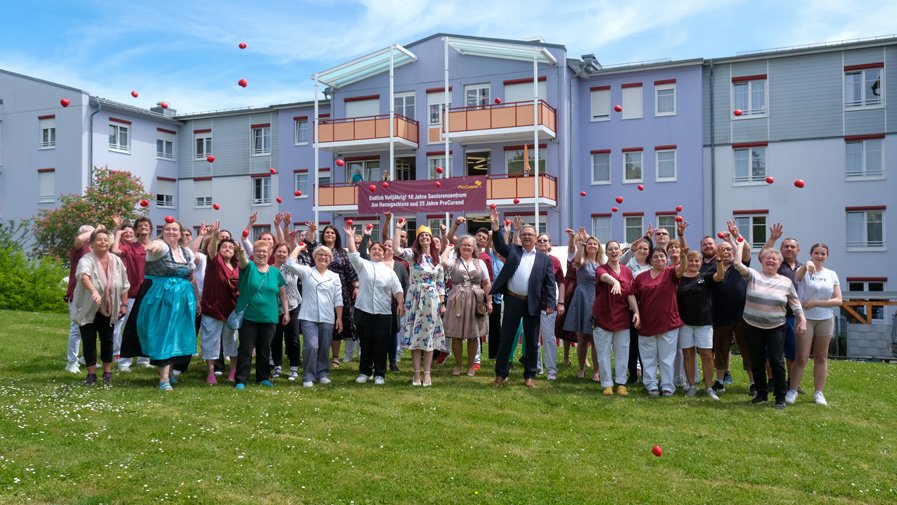 ProCurand Seniorenzentrum Am Herzogschloss feiert 18-jähriges Bestehen