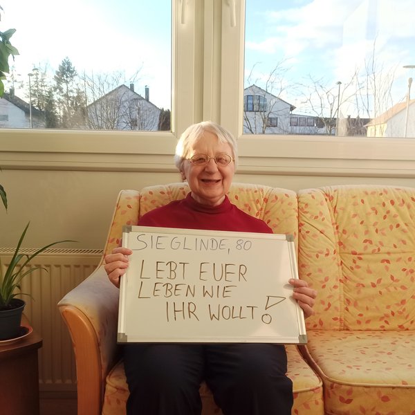 Auf ein Wort mit Sieglinde, 80, Seniorenzentrum Am Herzogschloss